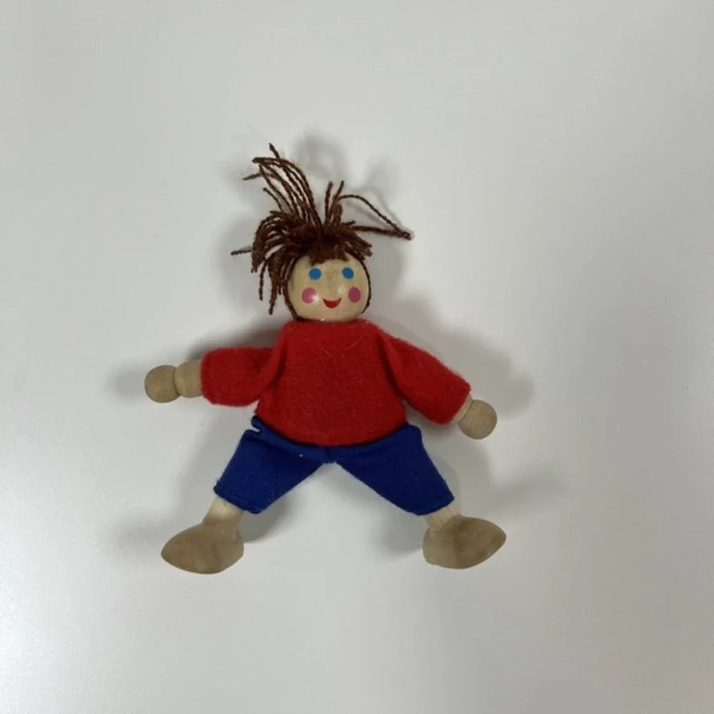 Melissa & Doug‎ Flexible Wooden Children Doll House Figure